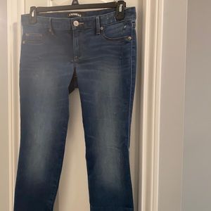 Medium wash express jeans